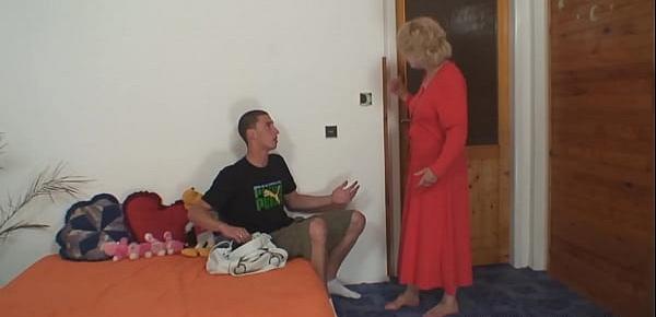  Blonde mother in law taboo doggy-fucking